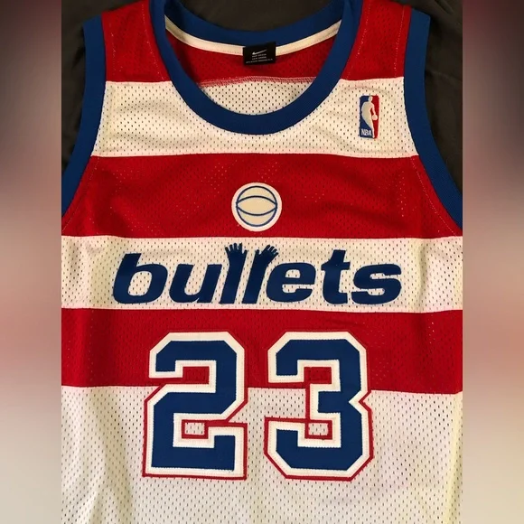 Authentic Michael Jordan Bullets Jersey - Picture 4 of 5